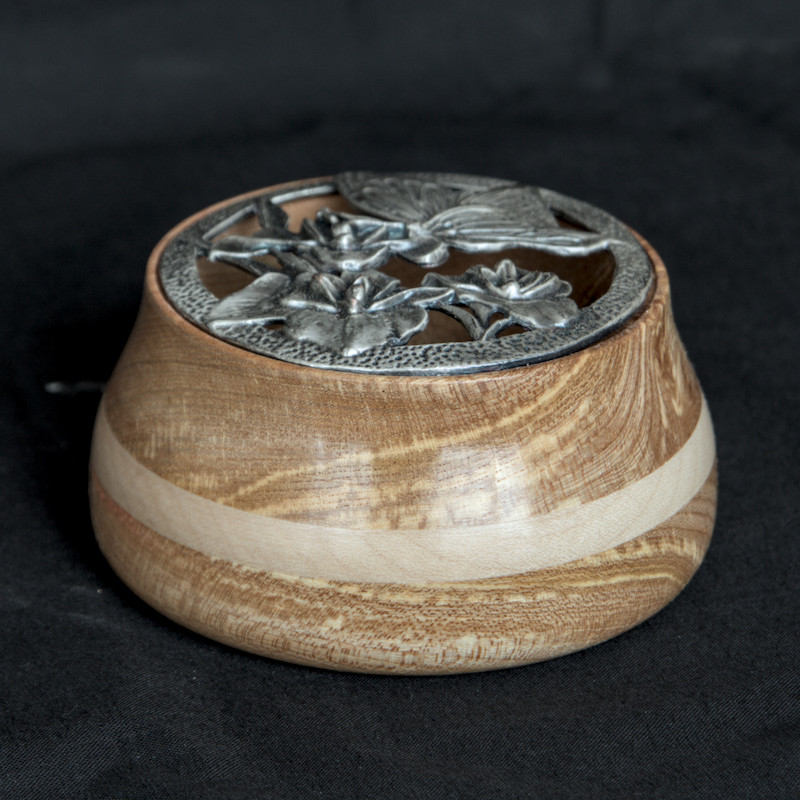 Pot pouri turned box